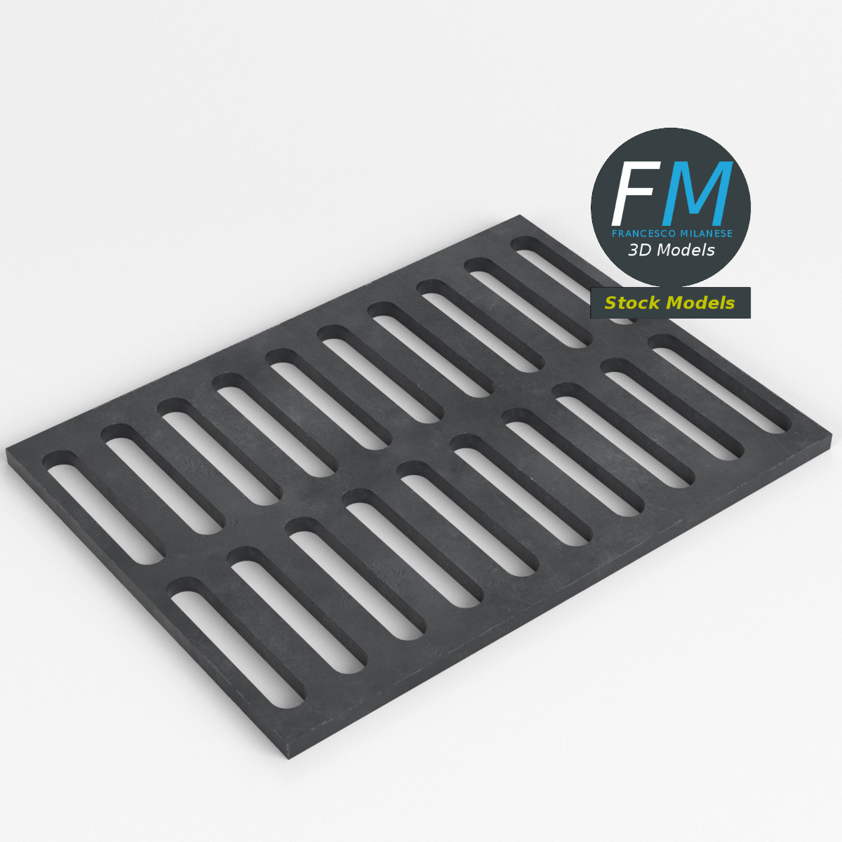 3D-Modell - Kanalgitter - 01
