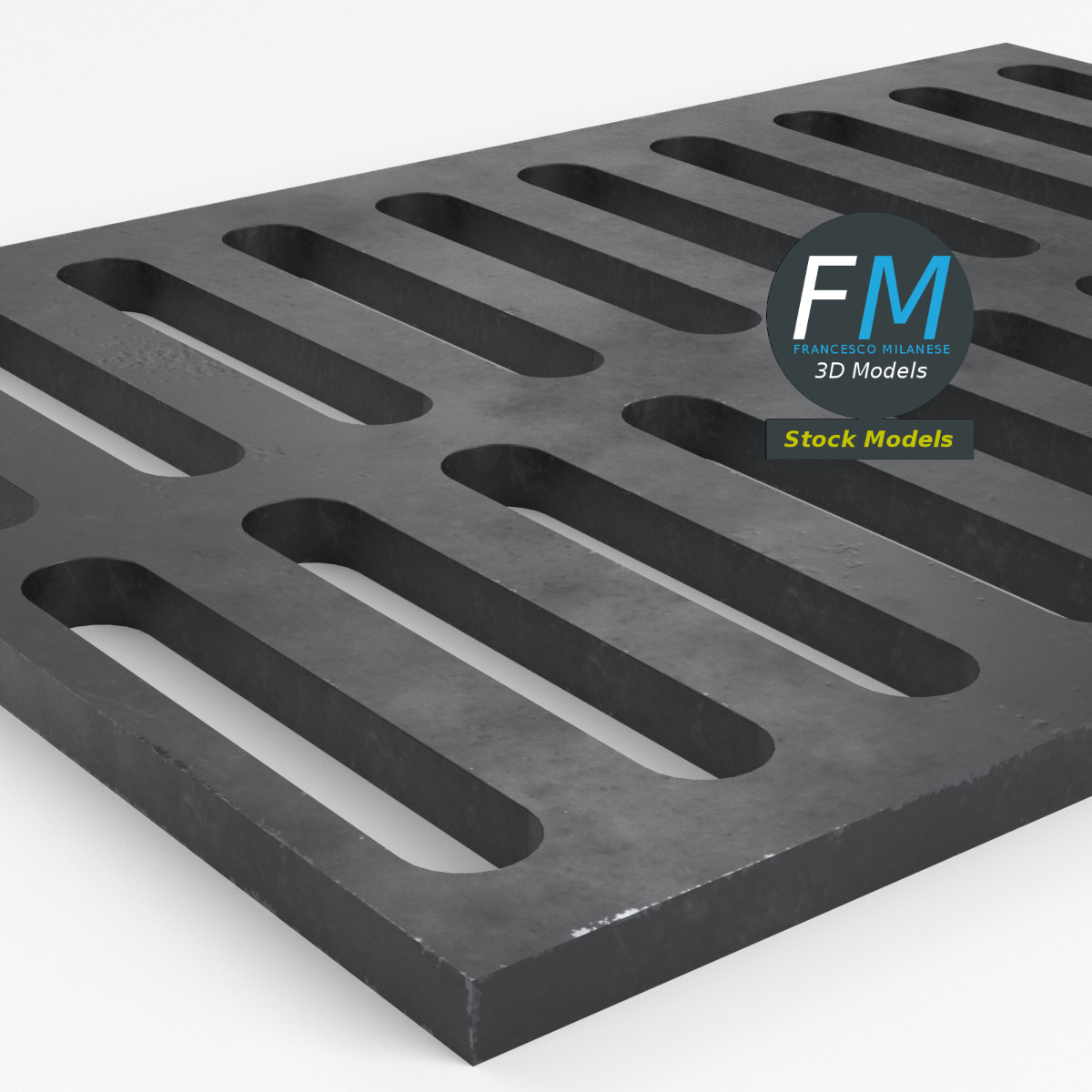 3D-Modell - Kanalgitter - 03