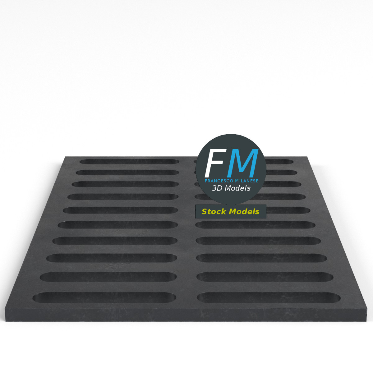 3D-Modell - Kanalgitter - 04