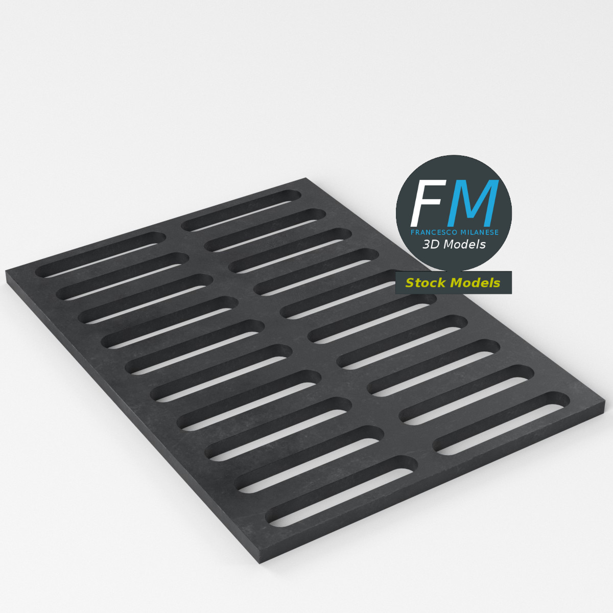 3D-Modell - Kanalgitter - 05