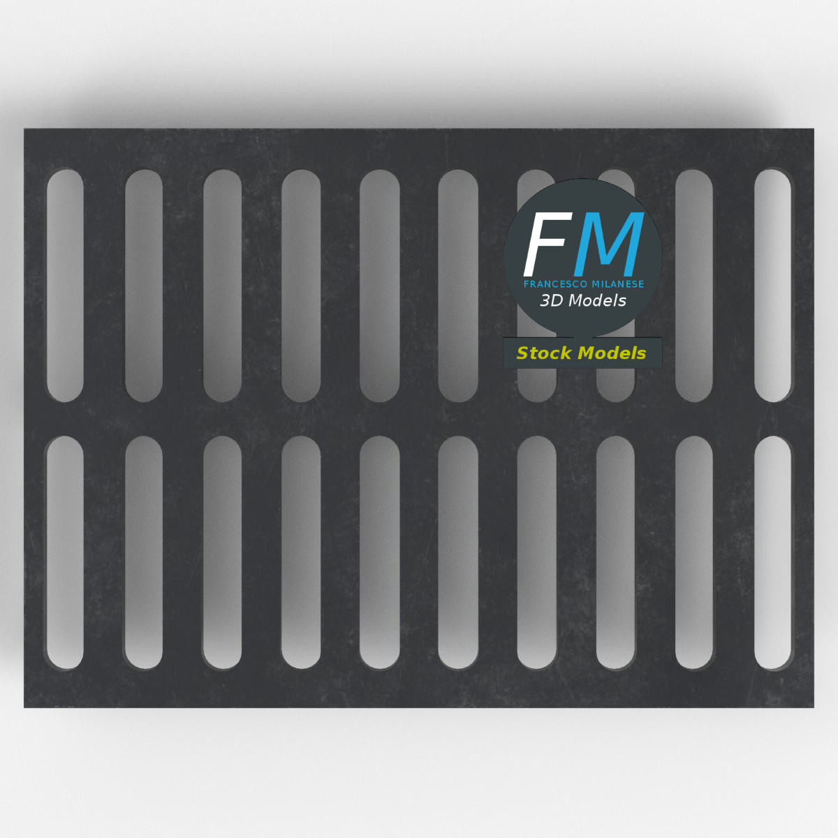 3D-Modell - Kanalgitter - 06
