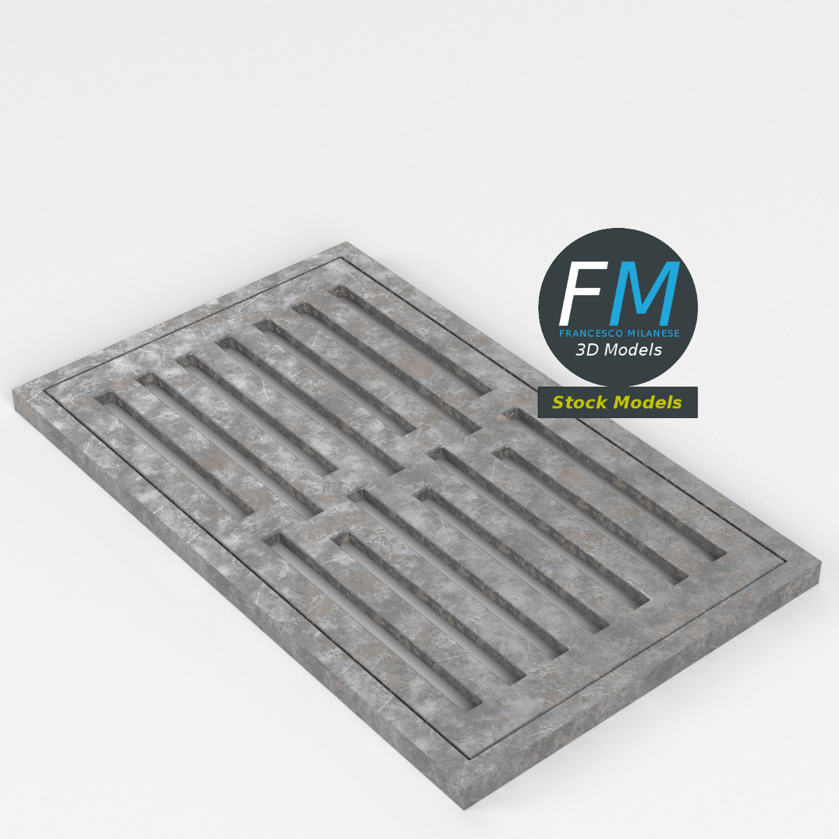 3D-Modell - Kanalgitter - 02