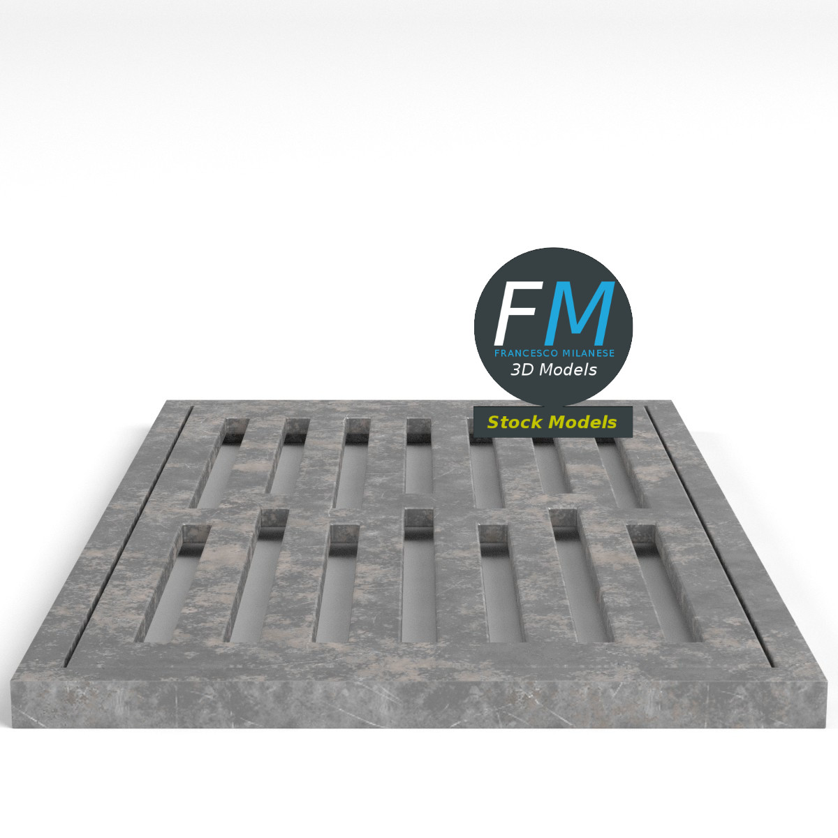 3D-Modell - Kanalgitter - 04