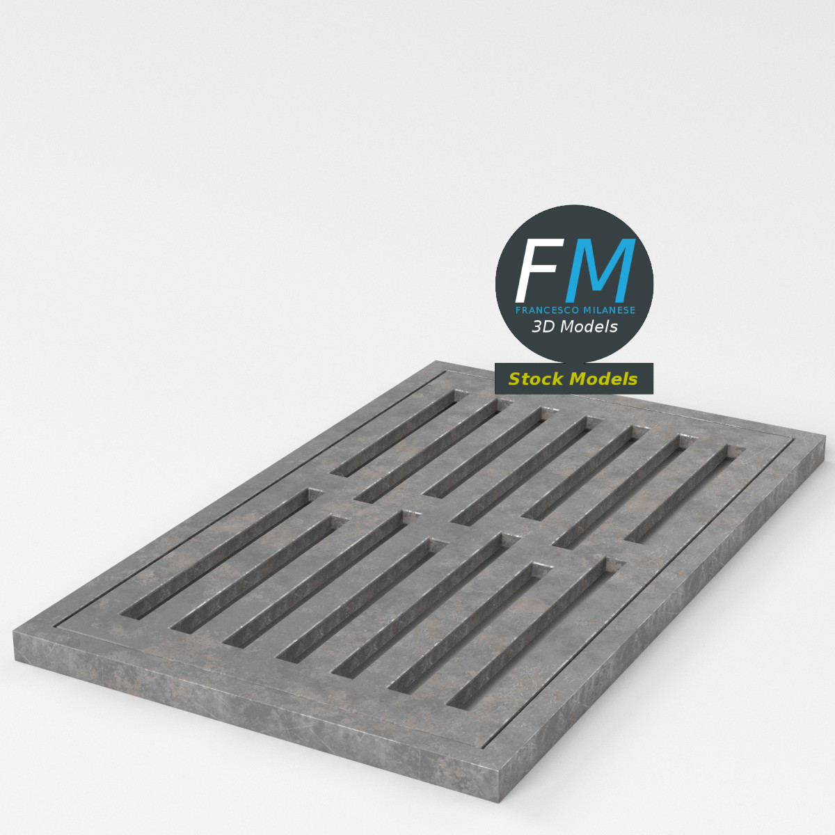 3D-Modell - Kanalgitter - 05