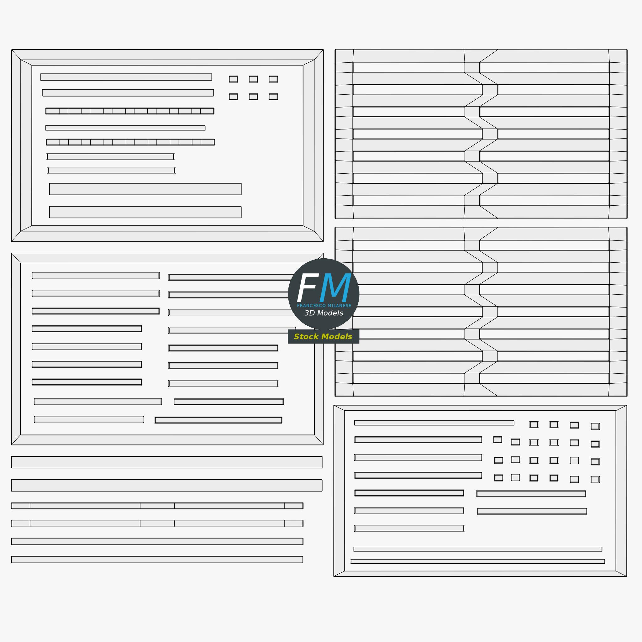 3D-Modell - Kanalgitter - 11 3D-Modell - Kanalgitter - 11