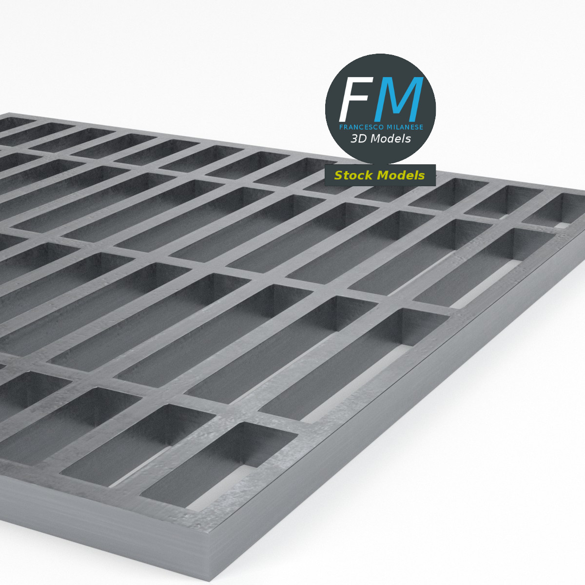 3D-Modell - Kanalgitter - 03