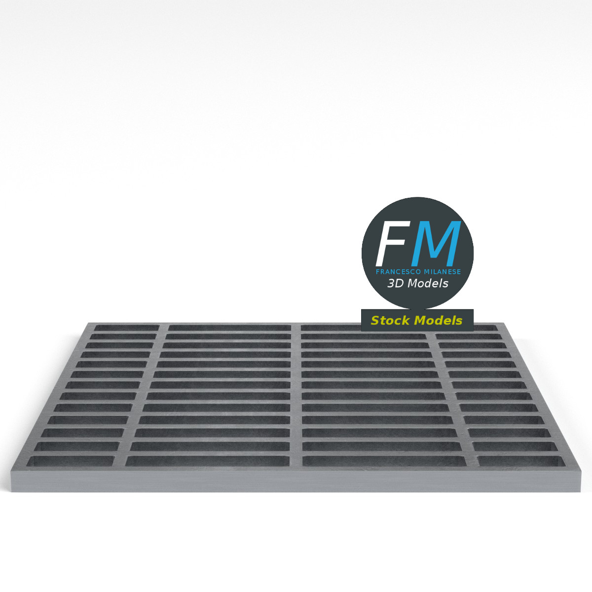 3D-Modell - Kanalgitter - 04