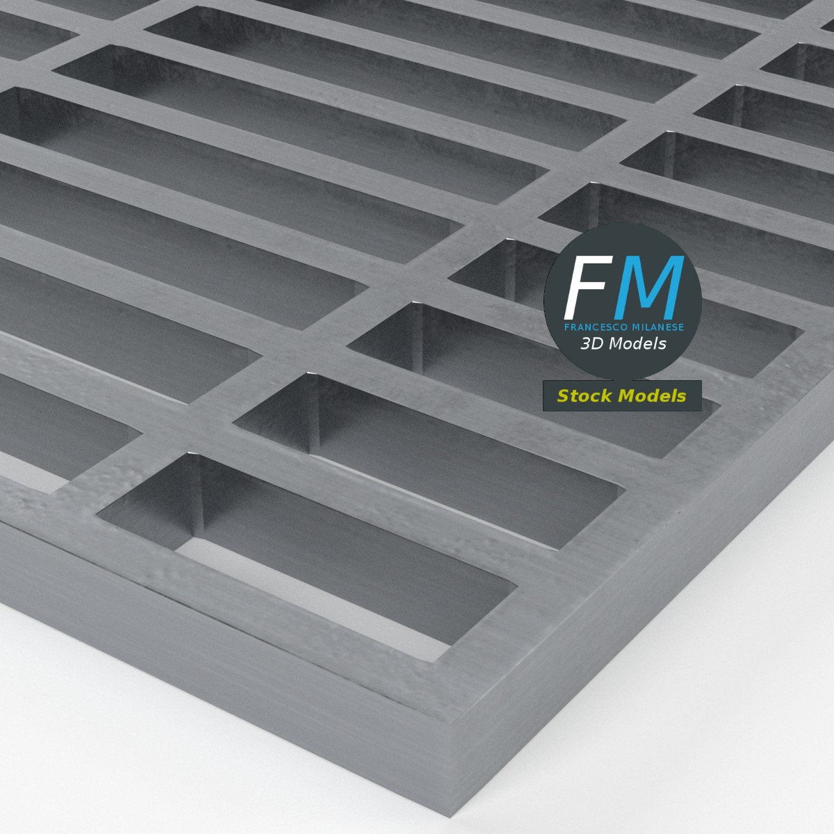 3D-Modell - Kanalgitter - 05