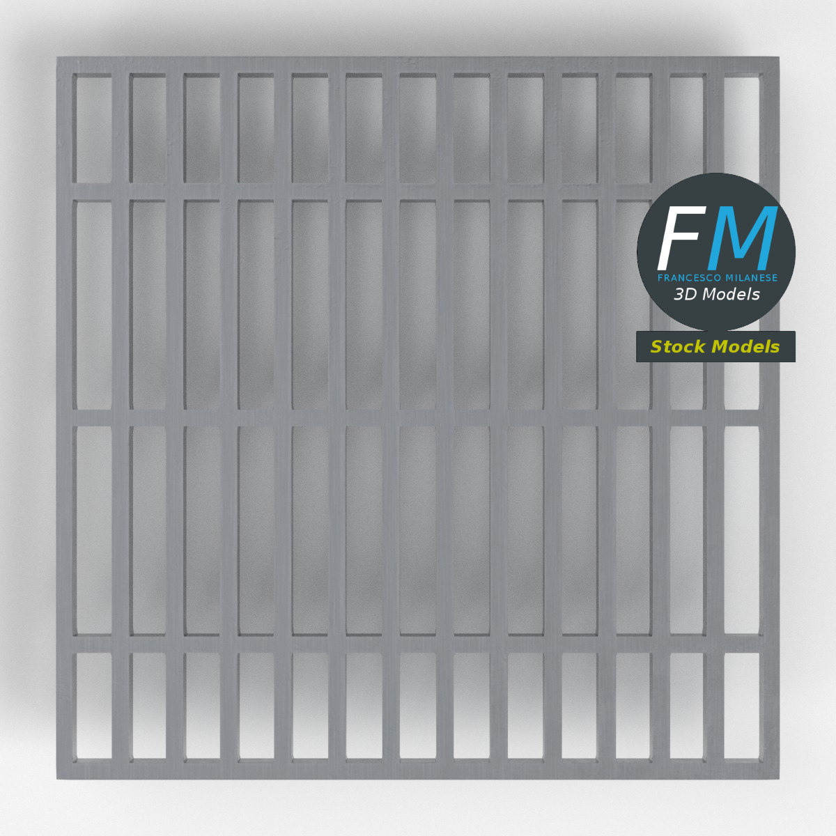 3D-Modell - Kanalgitter - 06