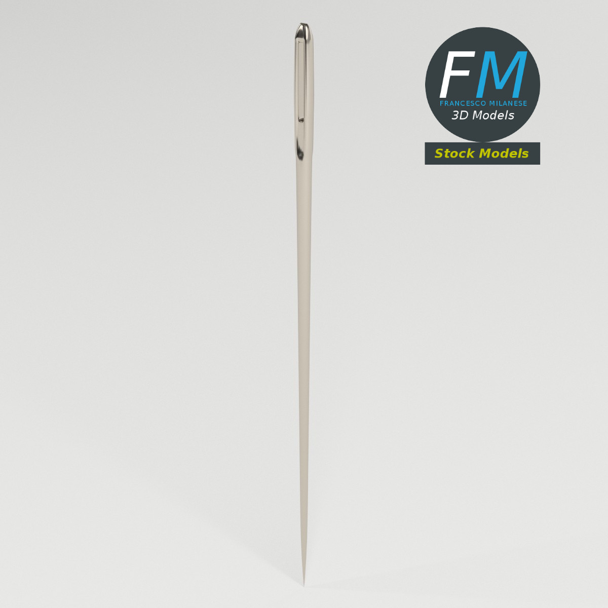 3D-Modell - Nähnadel - 02