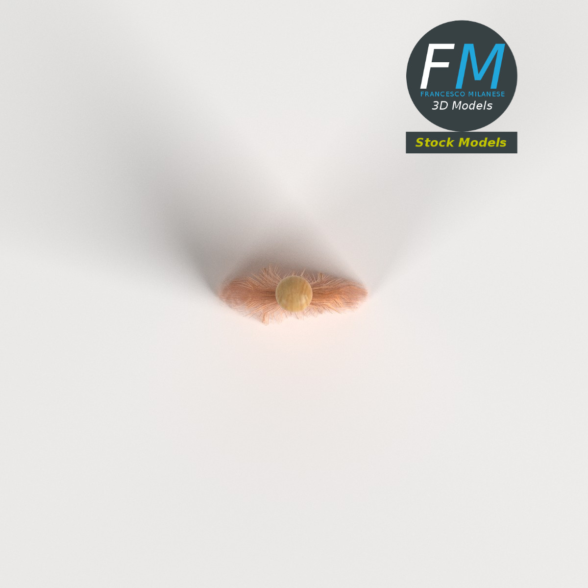 3D-Modell - Shaker-Besen - 06