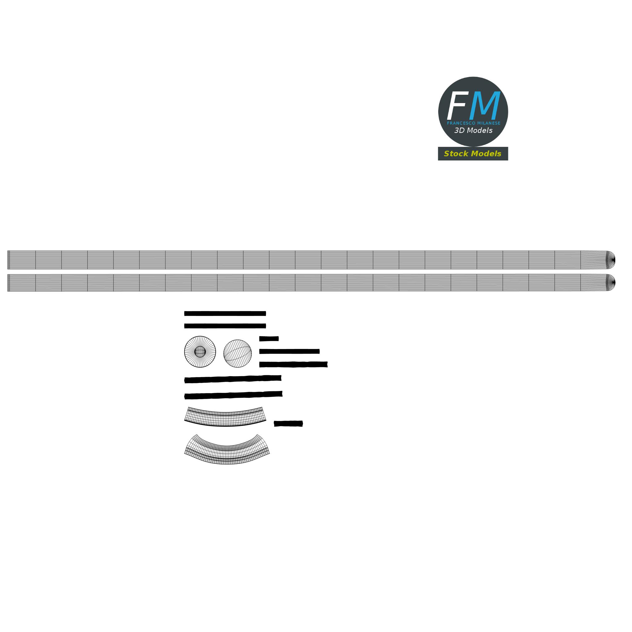 3D-Modell - Shaker-Besen - 12 3D-Modell - Shaker-Besen - 12