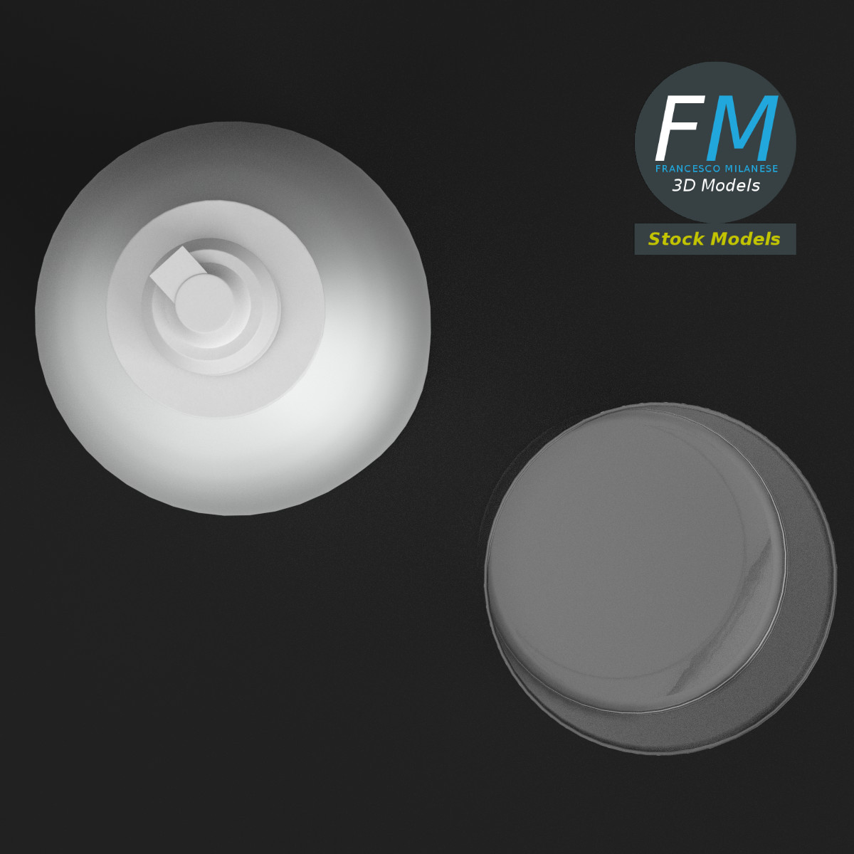 3D-Modell - Rasierschaumdose - 06