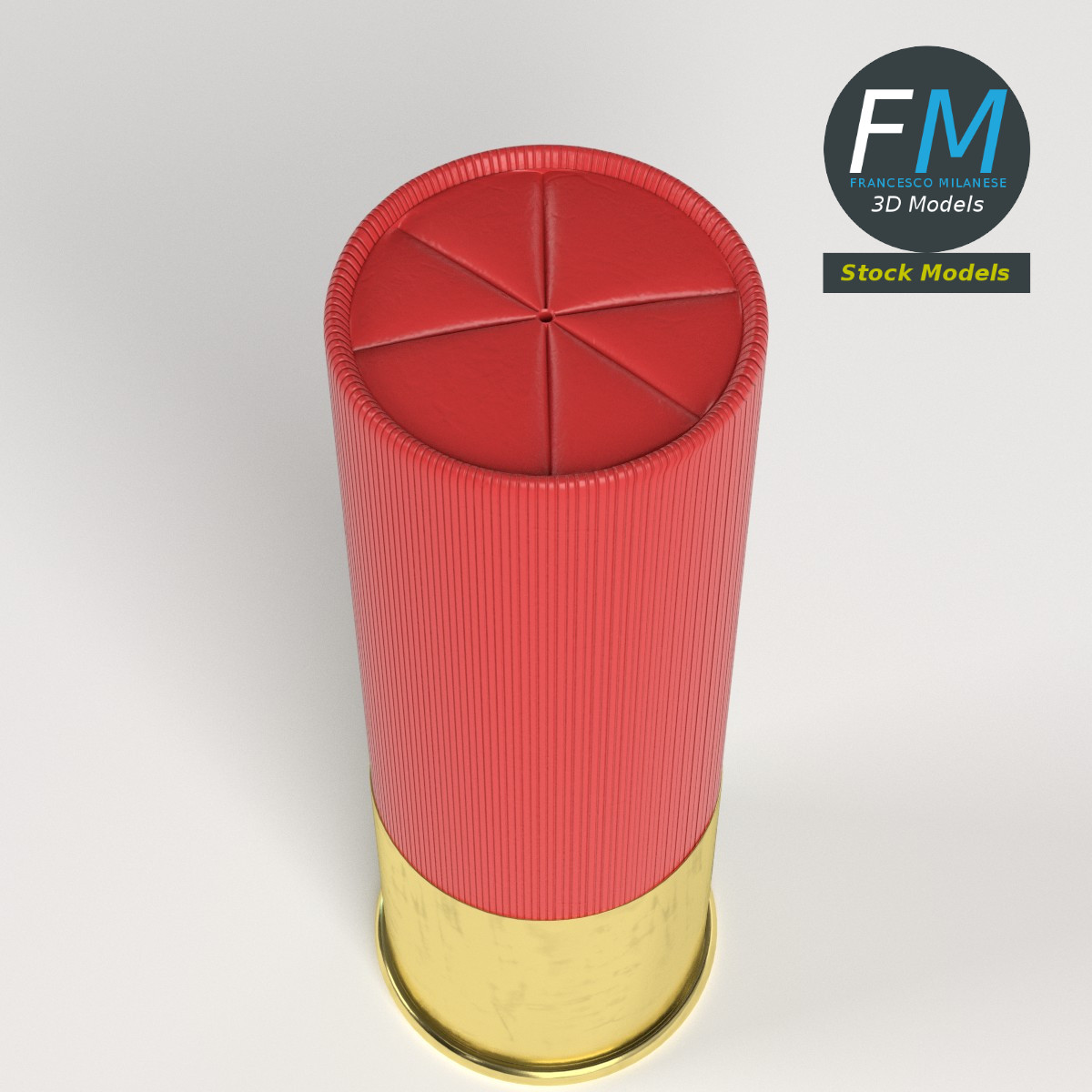 3D-Modell - Schrotpatrone - 02