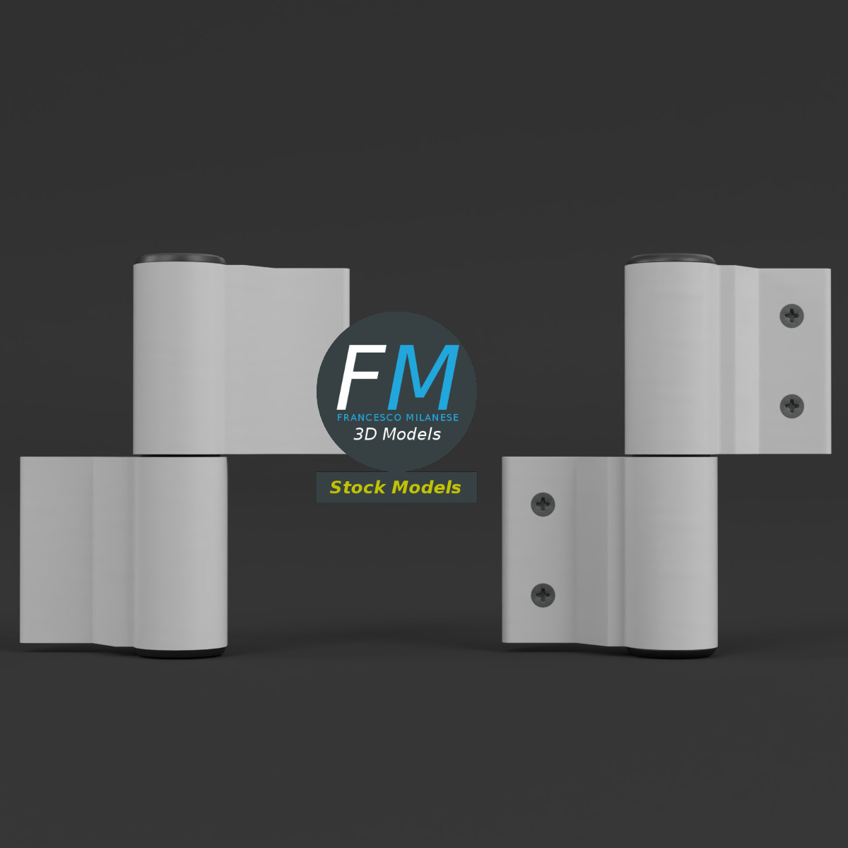 3D-Modell - Fensterladen-Scharniere - 04