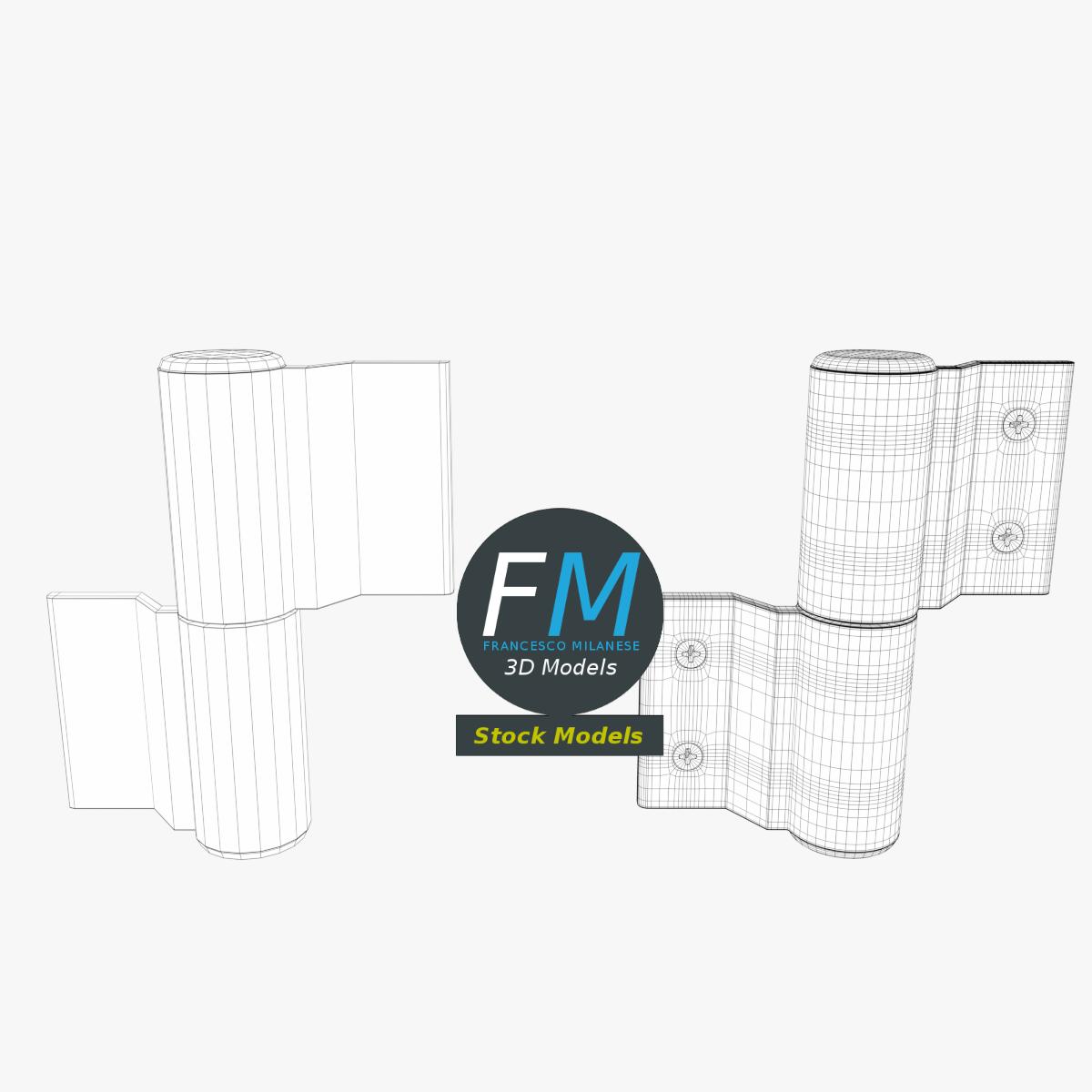 3D-Modell - Fensterladen-Scharniere - 07