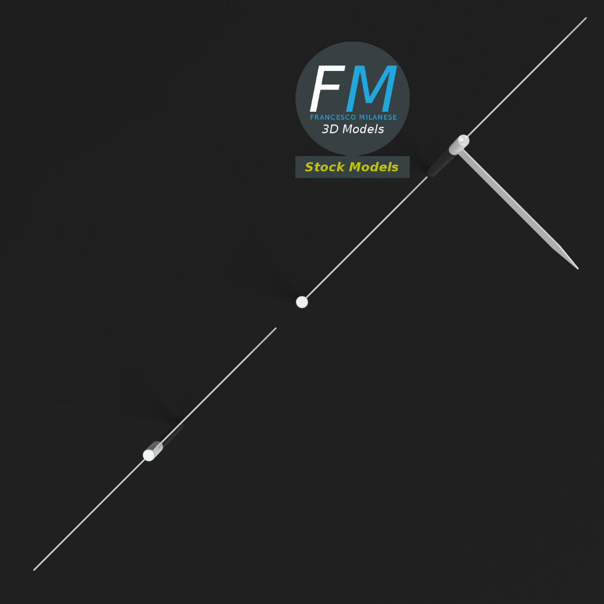 3D-Modell - Richtungswegweiser - 06