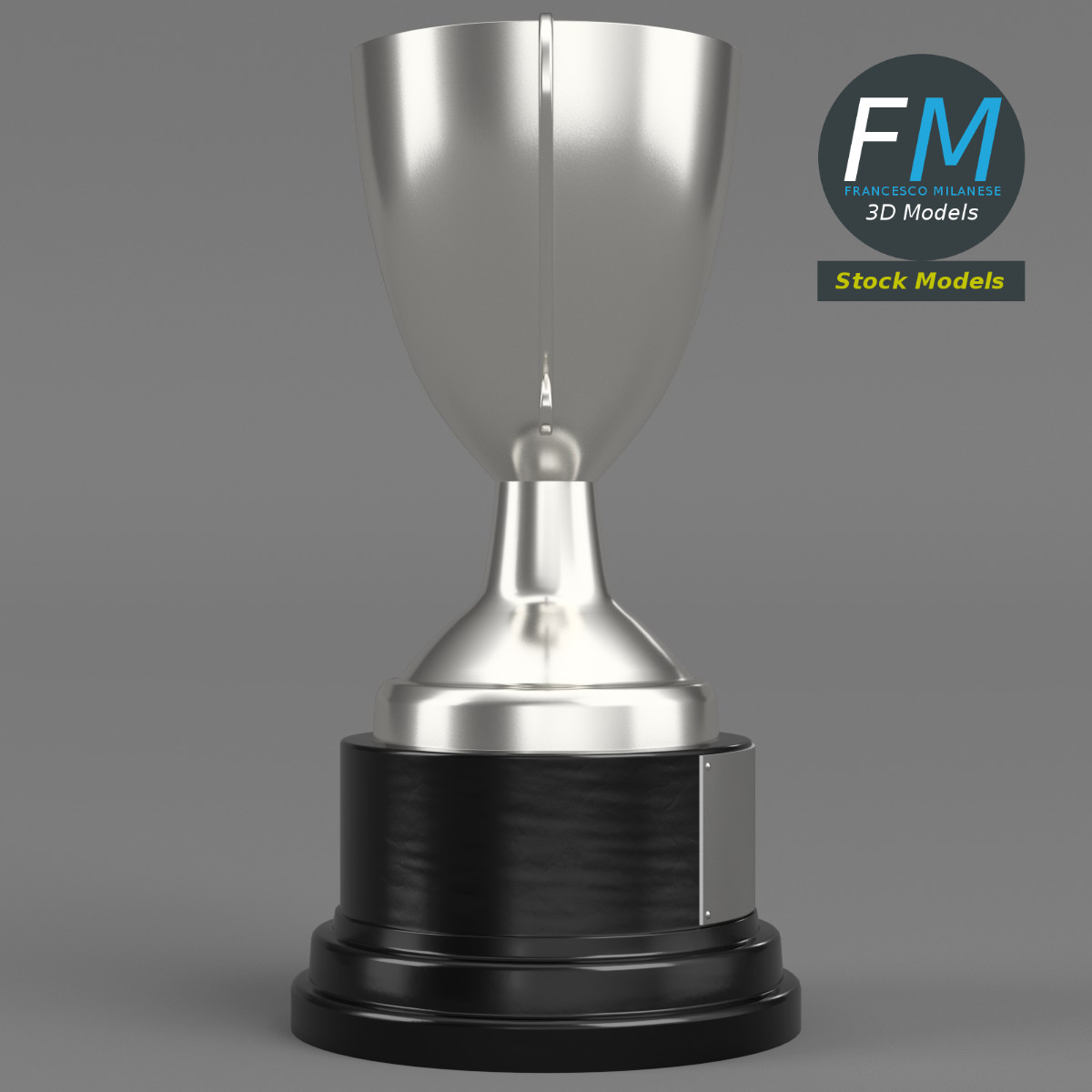 3D-Modell - Silberner Trophäenpokal - 04