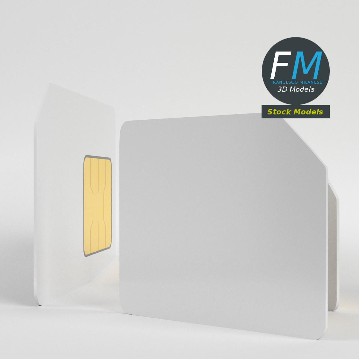 3D-Modell - SIM-Karten - 04