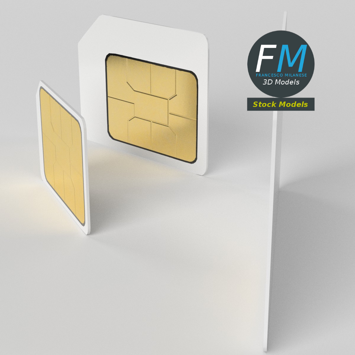 3D-Modell - SIM-Karten - 05