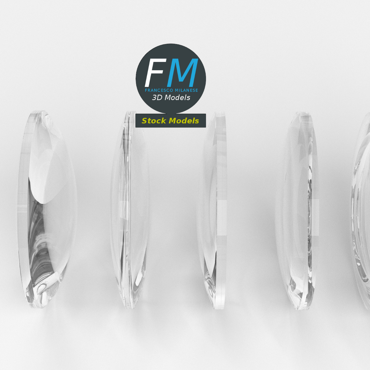 3D-Modell - Einfache Optische Linsen - 03