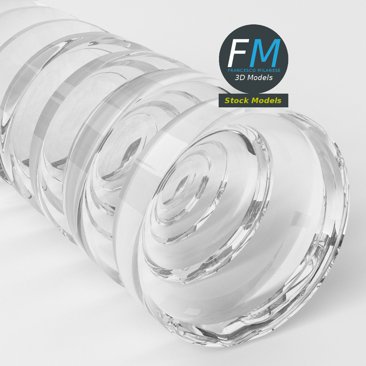 3D-Modell - Einfache Optische Linsen - 06