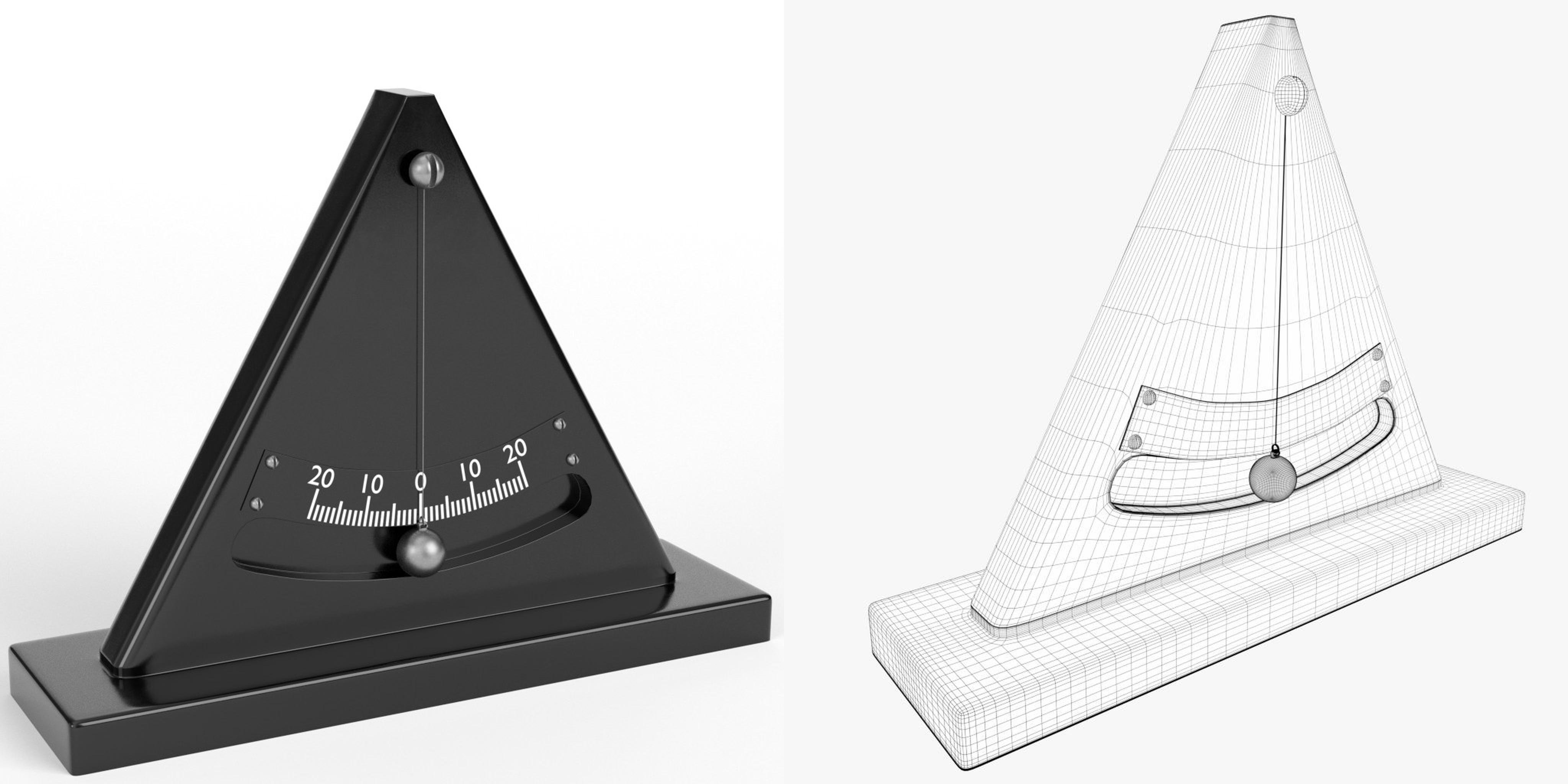 3D-Modell - Einfacher Neigungsmesser