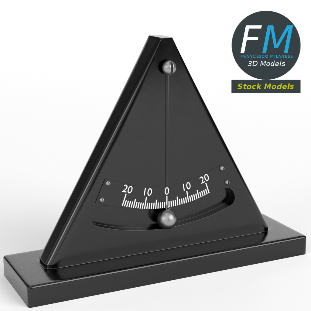 3D-Modell - Einfacher Neigungsmesser - 01