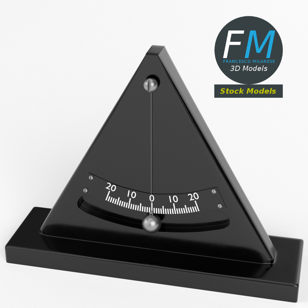 3D-Modell - Einfacher Neigungsmesser - 02