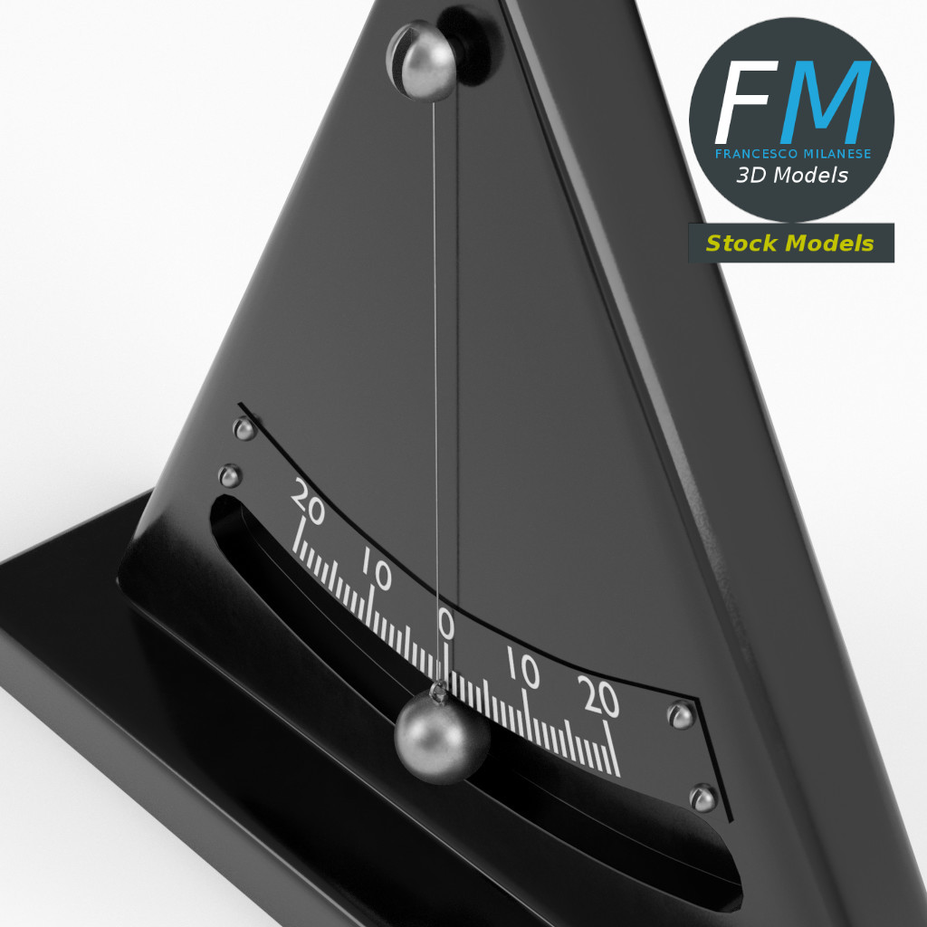 3D-Modell - Einfacher Neigungsmesser - 04
