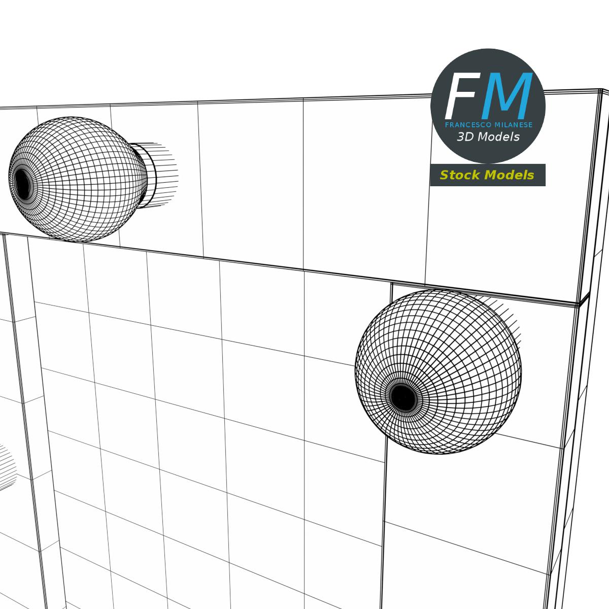 3D-Modell - Einfacher Schminkspiegel - 08