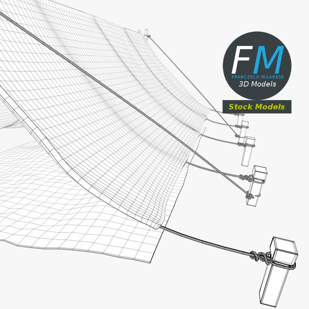 3D-Modell - Einfaches Firstzelt - 08