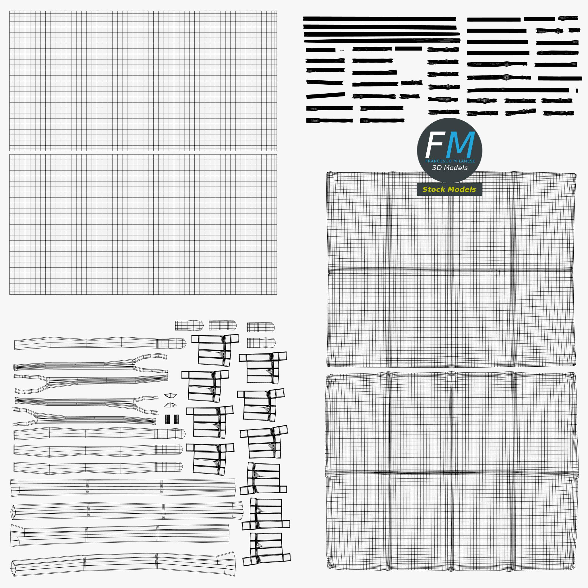 3D-Modell - Einfaches Firstzelt - 11 3D-Modell - Einfaches Firstzelt - 11