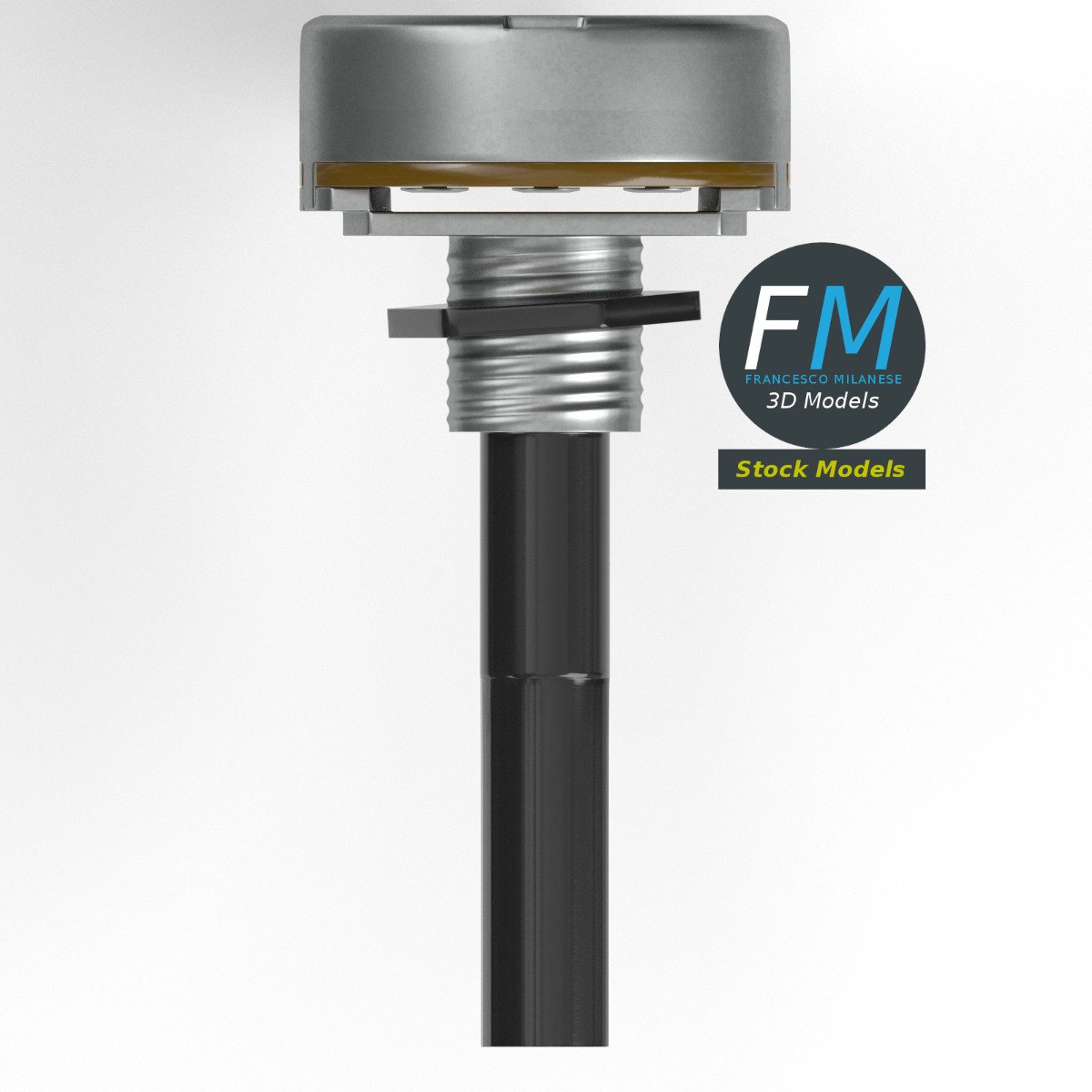 3D-Modell - Einfach-Drehpotentiometer - 06