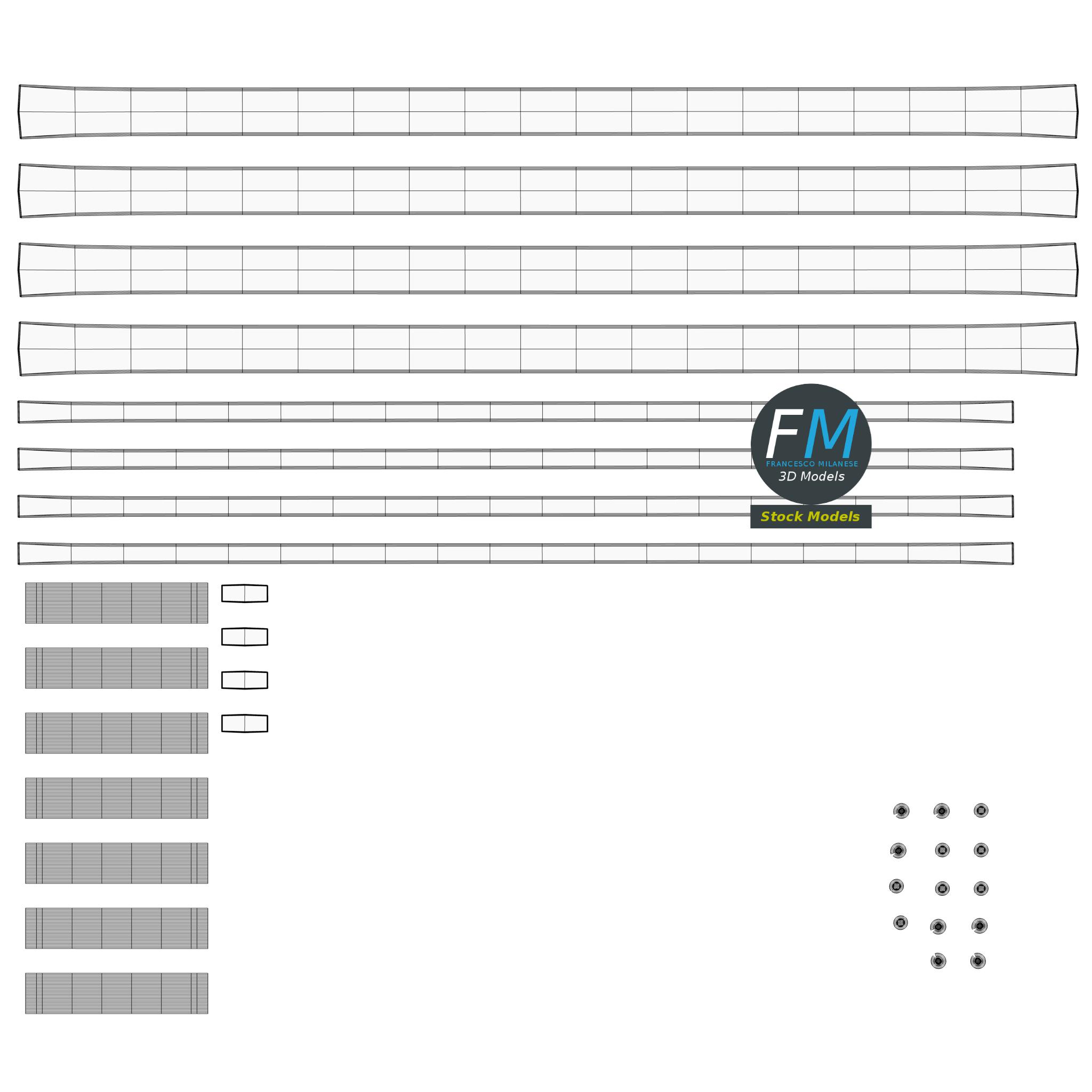 3D-Modell - Gerade Holzleiter - 11 3D-Modell - Gerade Holzleiter - 11