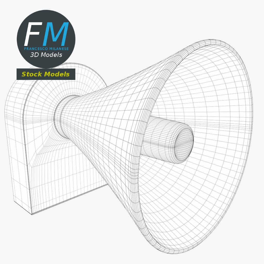 3D-Modell - Alarmsirene - 07