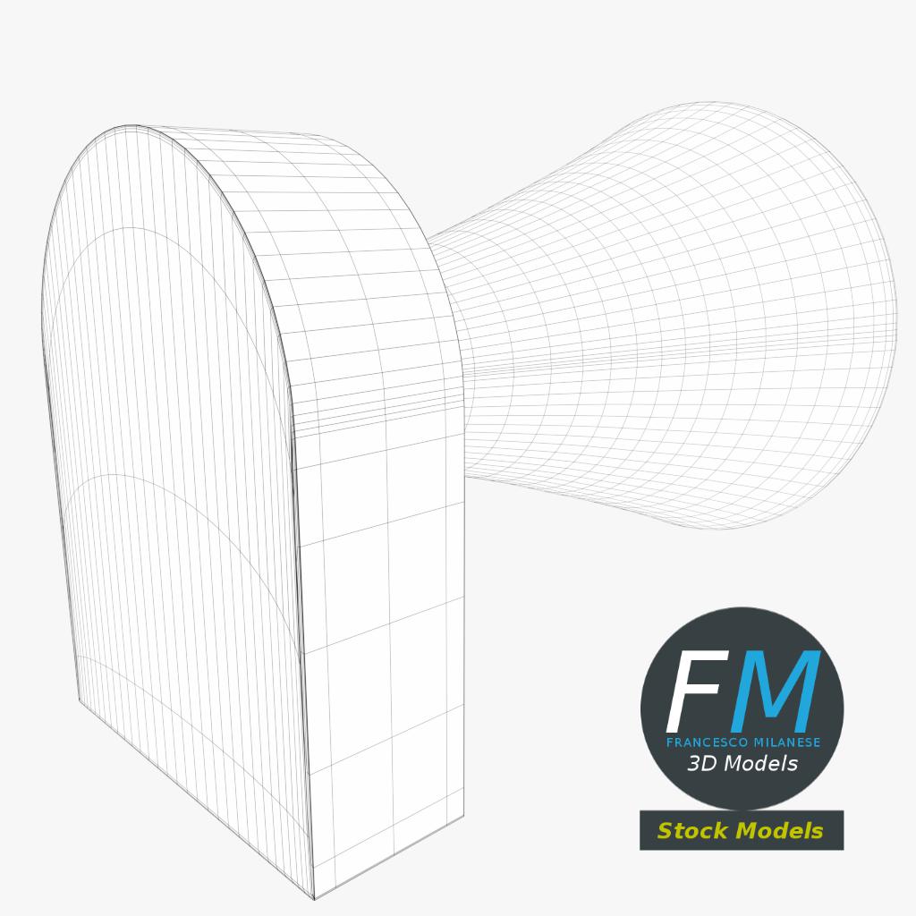 3D-Modell - Alarmsirene - 08