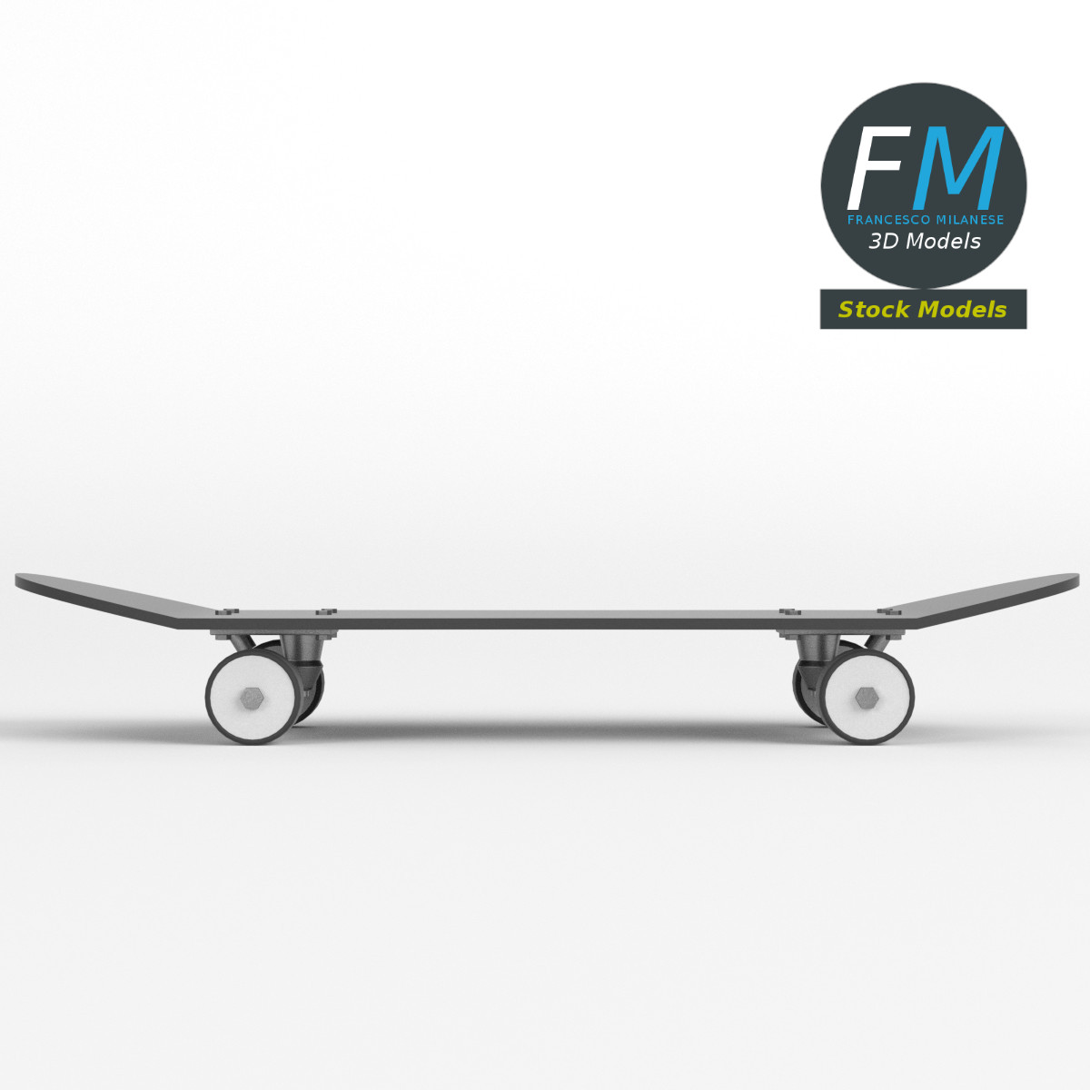 3D-Modell - Skateboard - 03