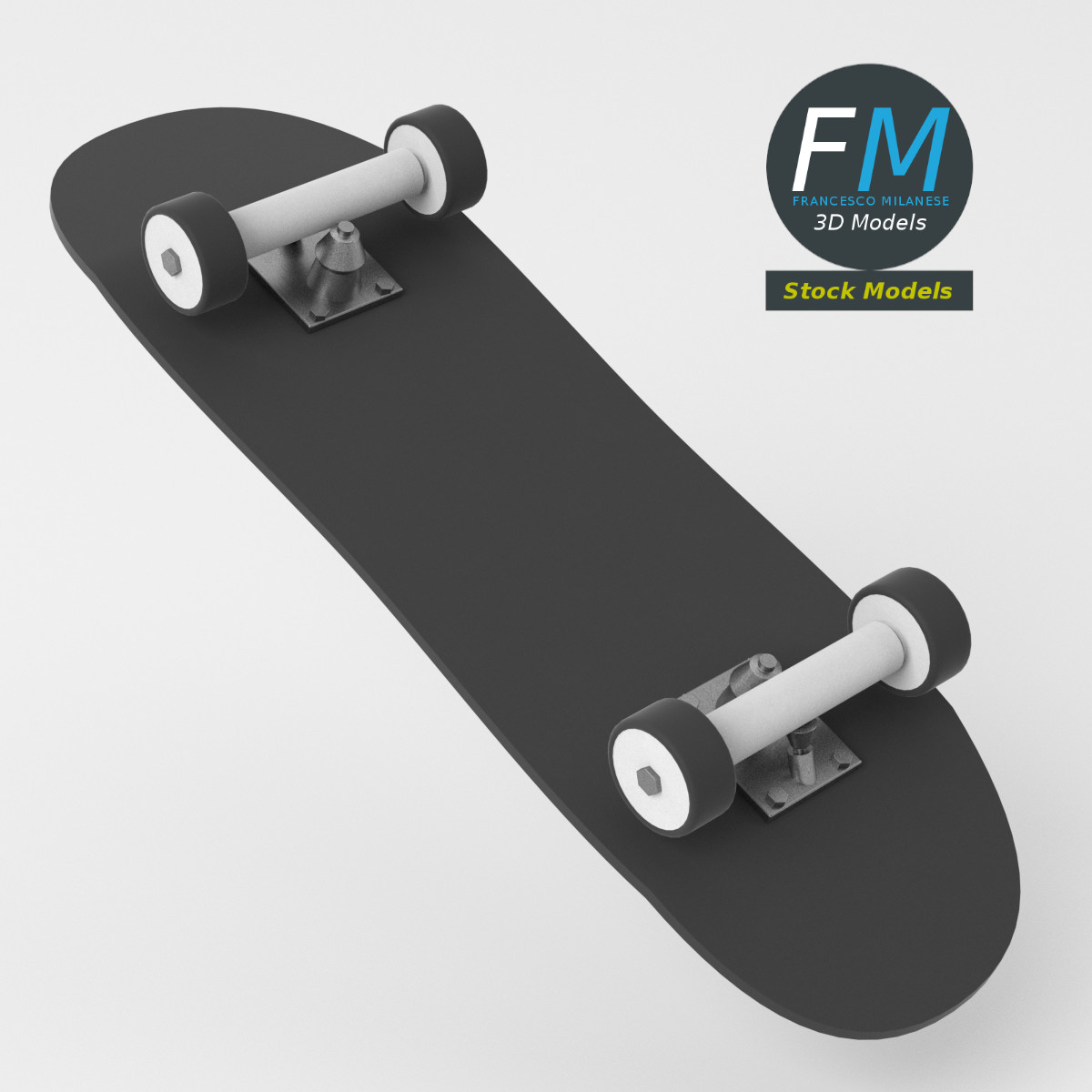 3D-Modell - Skateboard - 05
