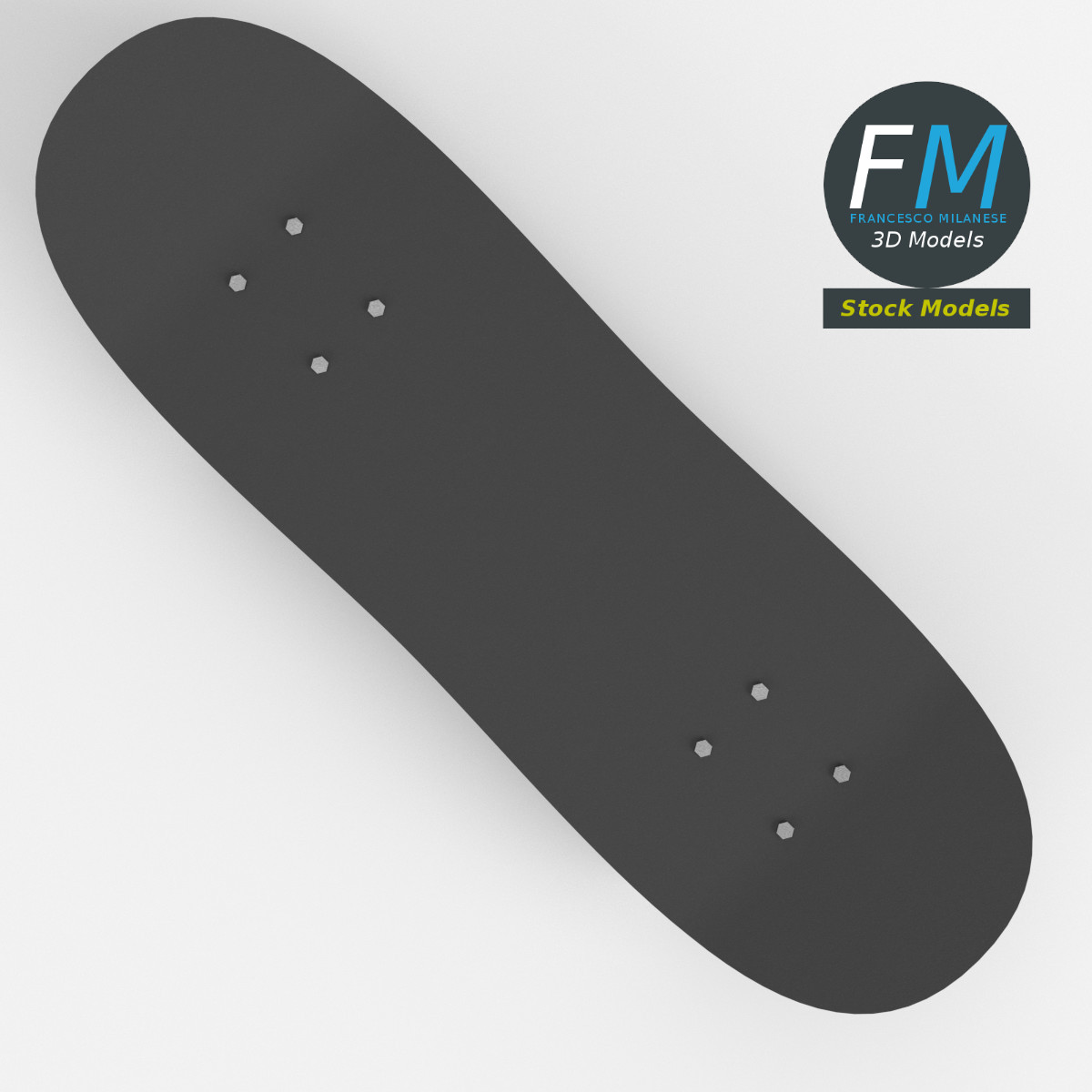3D-Modell - Skateboard - 06