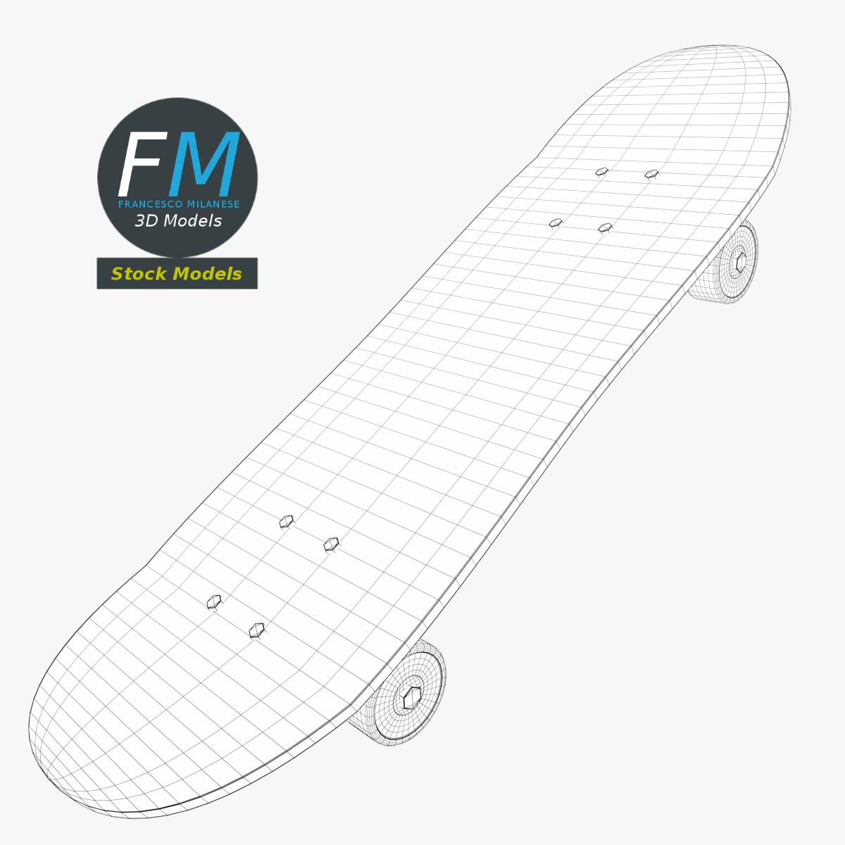 3D-Modell - Skateboard - 07