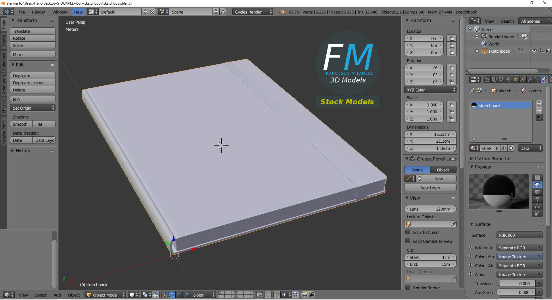 3D-Modell - Skizzenbuch - 09