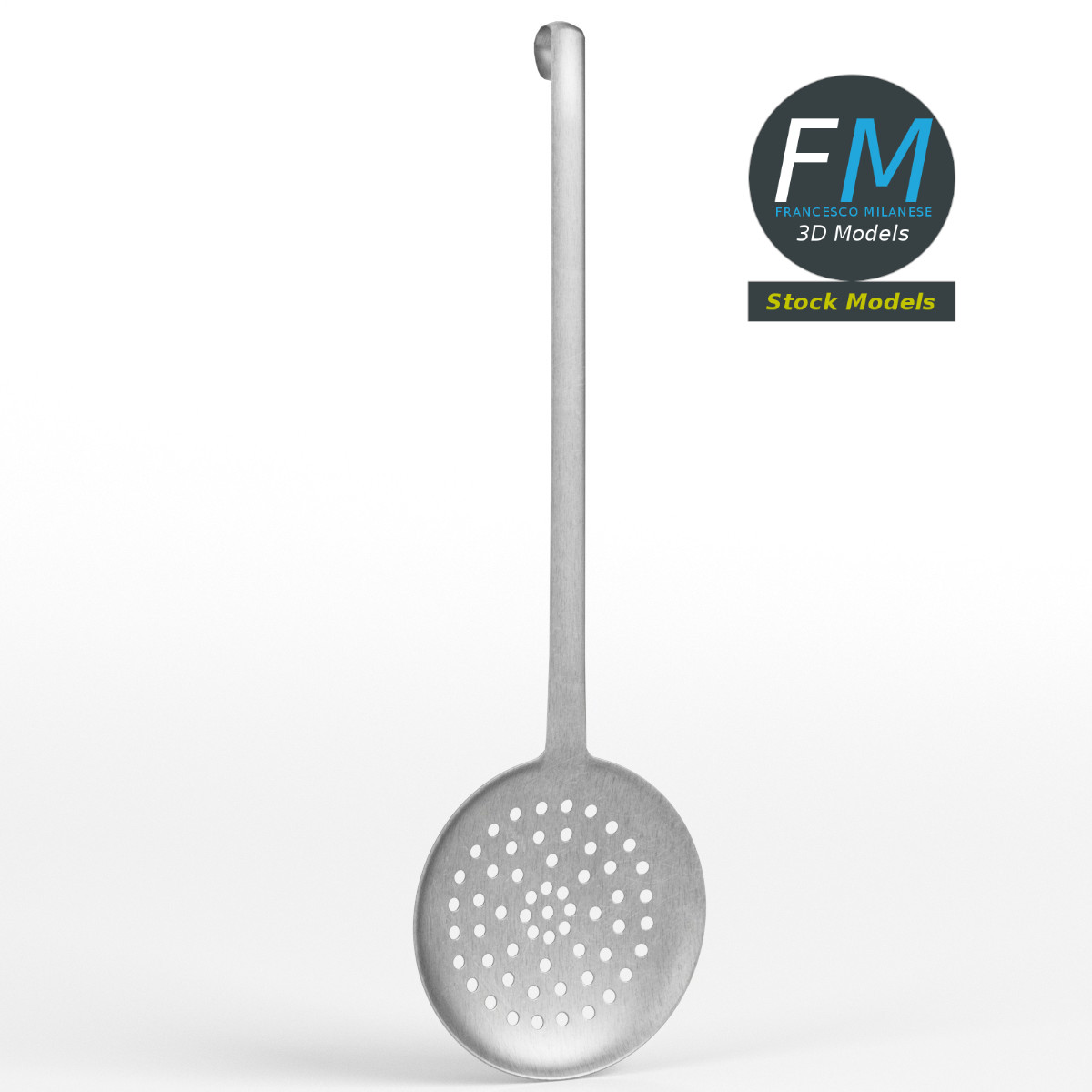 3D-Modell - Küchenschaumlöffel - 01