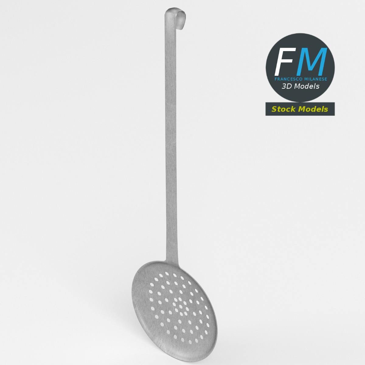 3D-Modell - Küchenschaumlöffel - 02