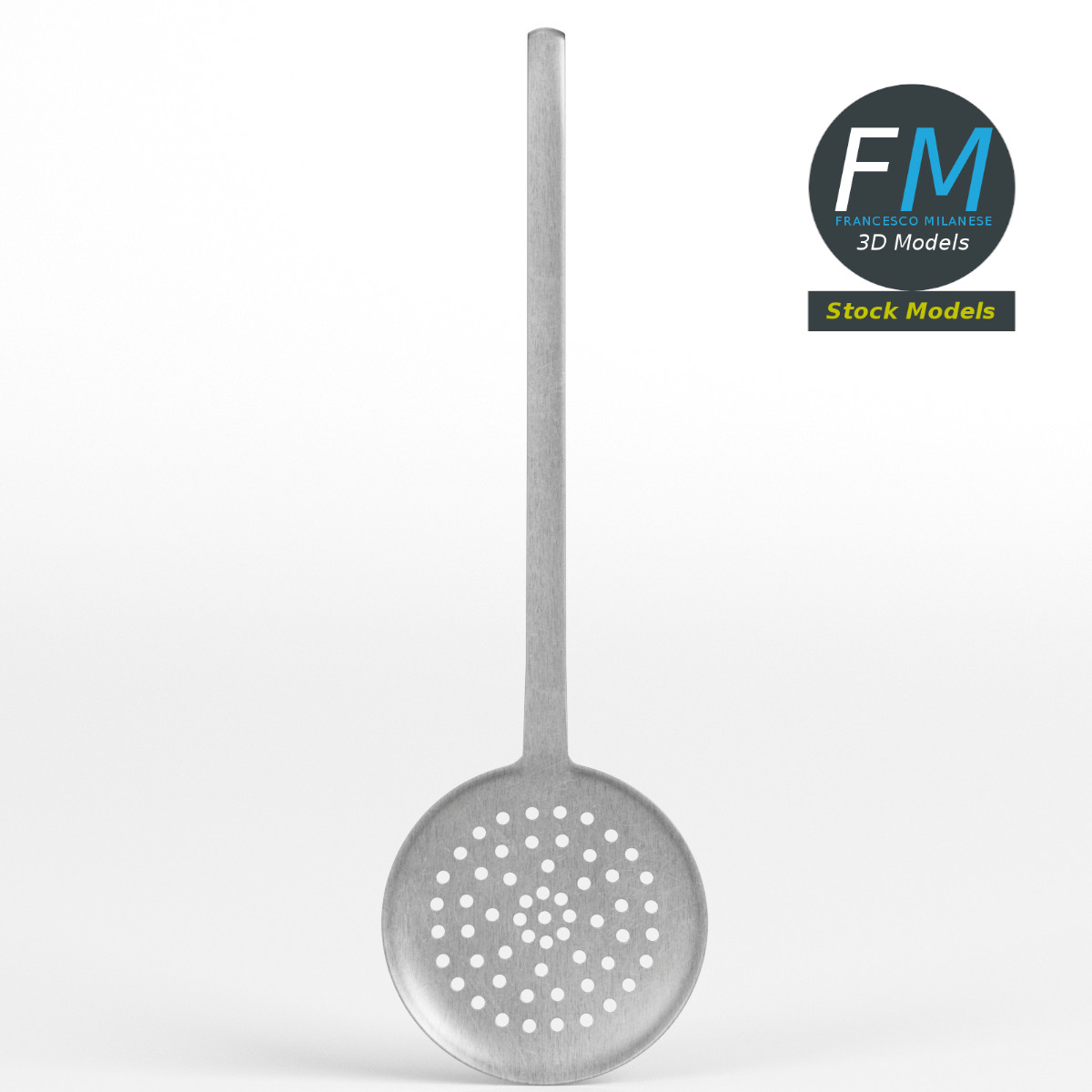 3D-Modell - Küchenschaumlöffel - 03