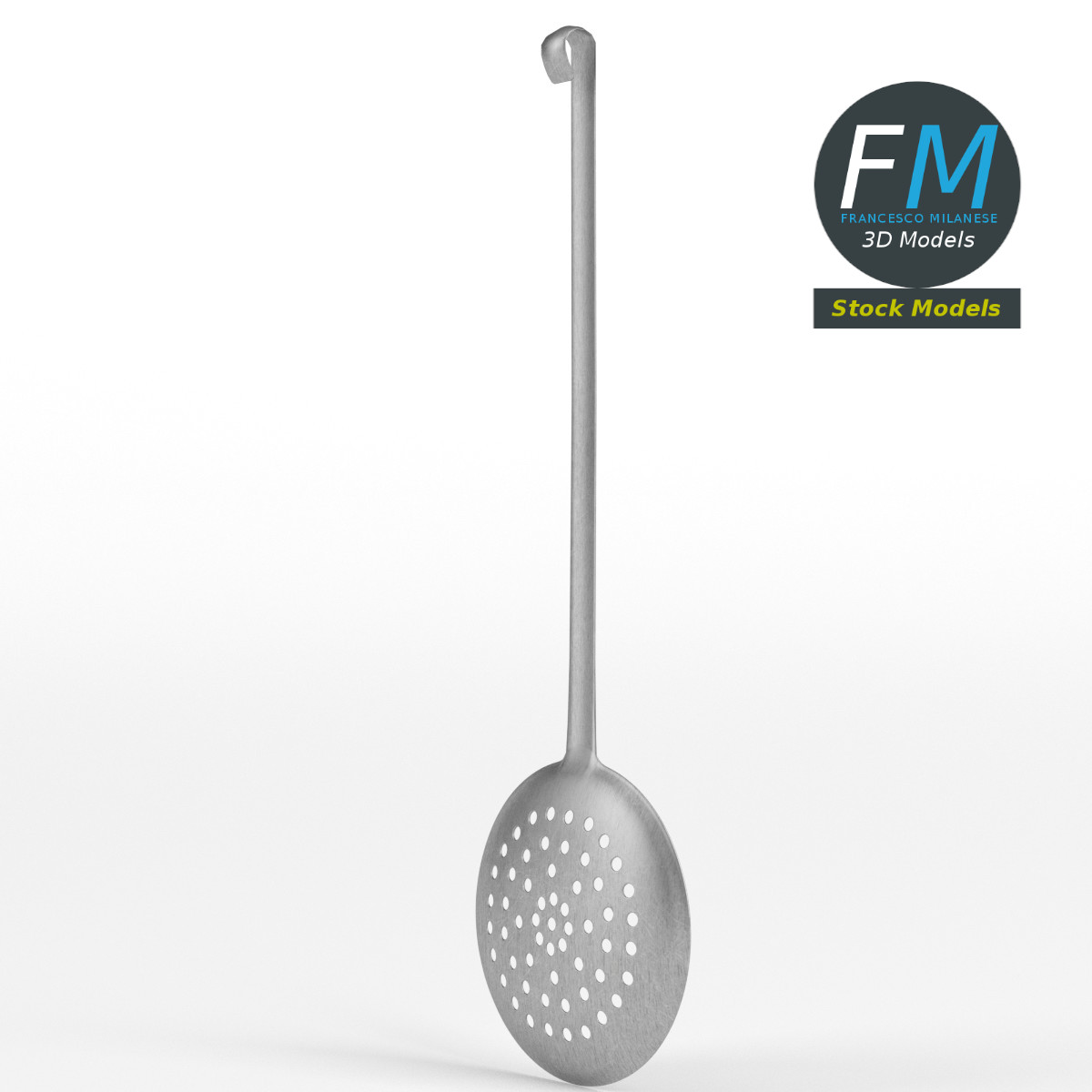 3D-Modell - Küchenschaumlöffel - 04