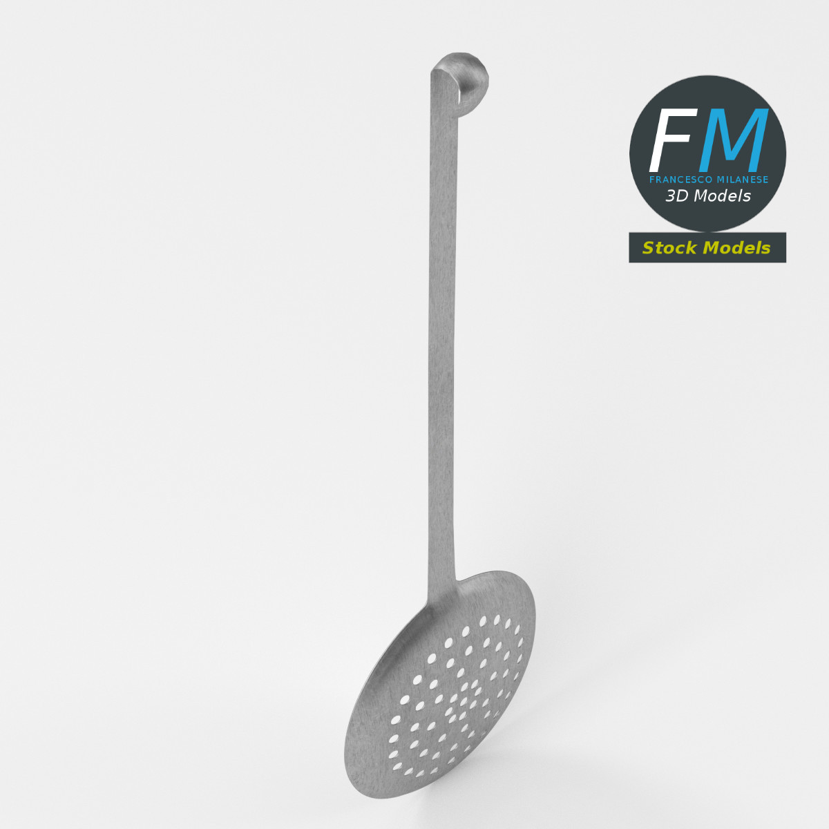 3D-Modell - Küchenschaumlöffel - 05