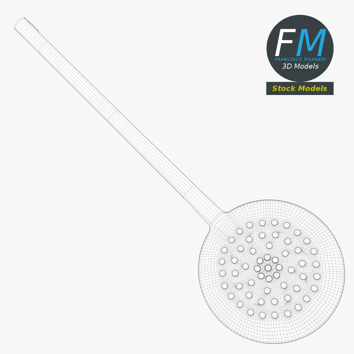 3D-Modell - Küchenschaumlöffel - 07