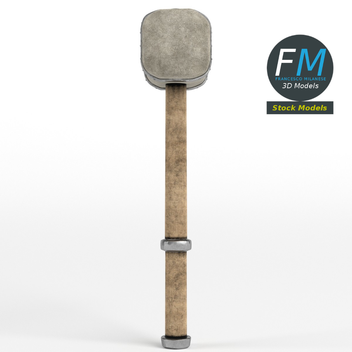 3D-Modell - Schwerer Vorschlaghammer - 04