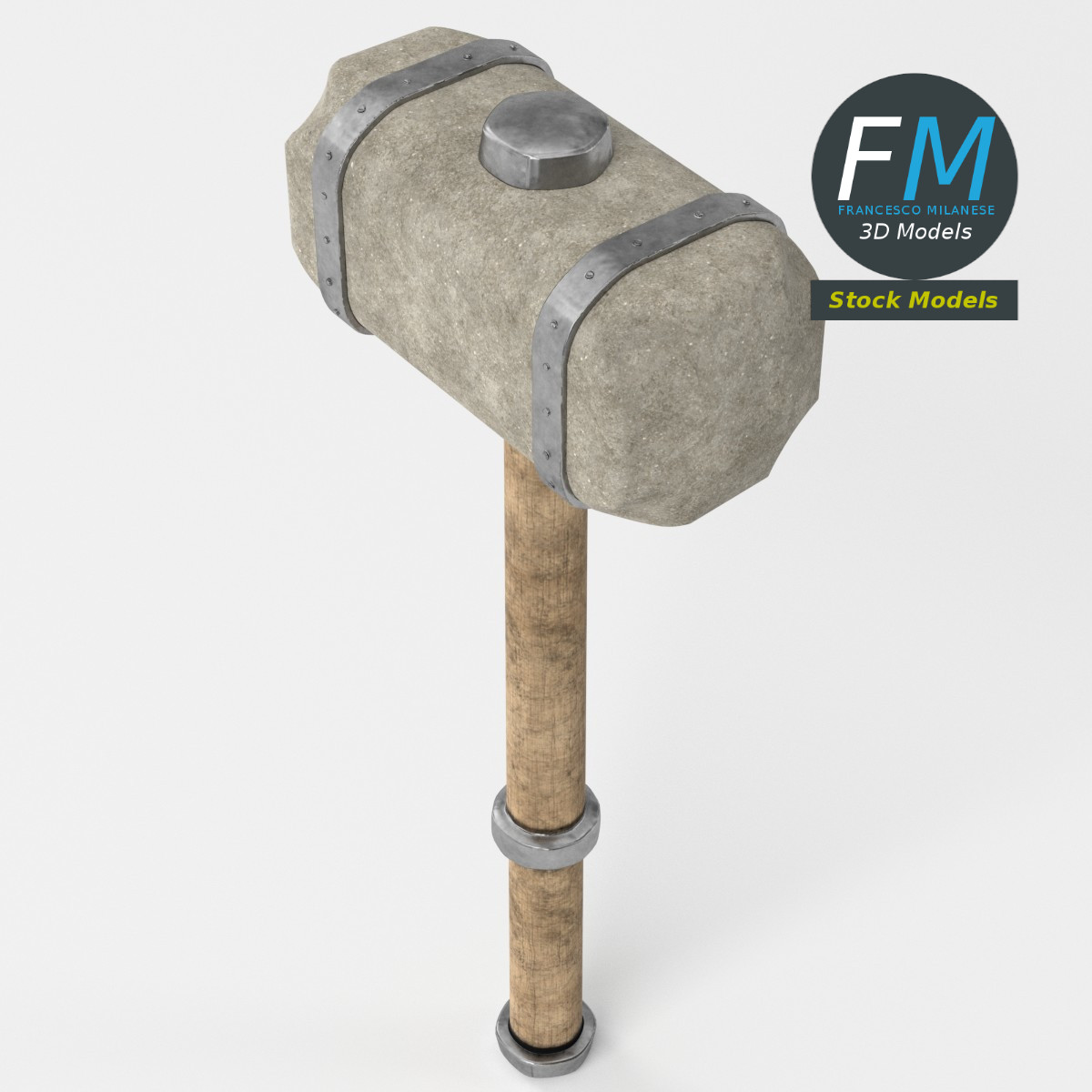 3D-Modell - Schwerer Vorschlaghammer - 05